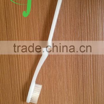 High quality adult disposable hotel toothbrush with soft bristle /disposal tooth brush and tooth paste