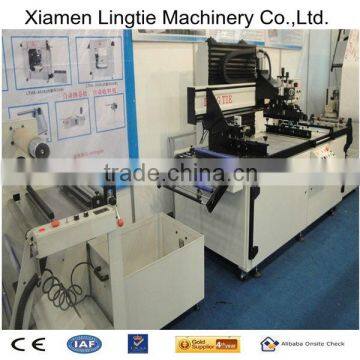Automatic home appliances PVC/PET Nameplate silk screen printing machine