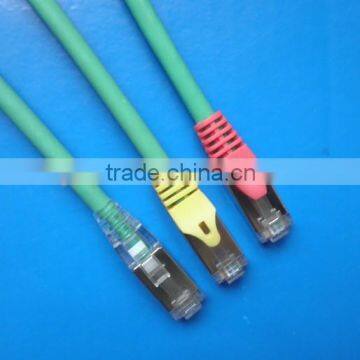 LSOH Copper CM Stranded 568A Cat6a ftp cable assembly