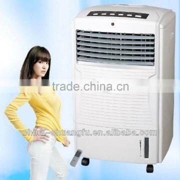Family heater air cooler with honey comb pad
