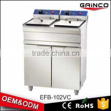 chicken machine used deep fryer chicken frying food electric machine with cabinet