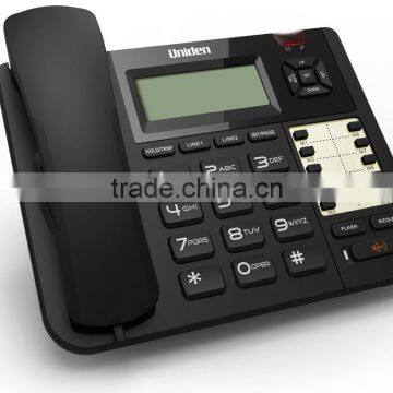 **NEW**Uniden AS8501 - 2 line "Secretary Boss" Phone, Auto setup system connection, expandable up to 8 stations corded phone