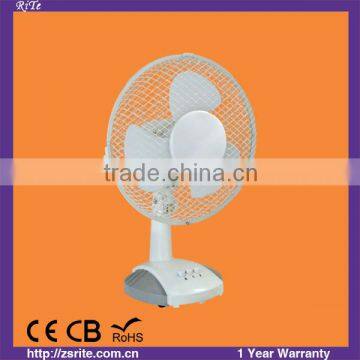 9" table fan/desk fan white color