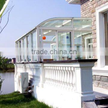 2015  trade assurance 20 years golden supplier high quality curved glass sunrooms GM-C182                        
                                                Quality Choice