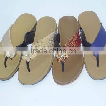 2015 beach slippers comfortable slipper lady PCU slipper