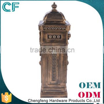 The Most Popular Style In Europe Die Casting Aluminiun Lion Decorative Outside Mailboxes From China