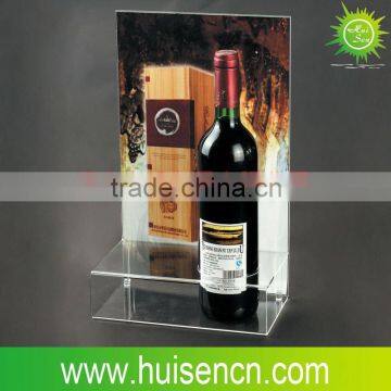 Single wine display holder for promotion