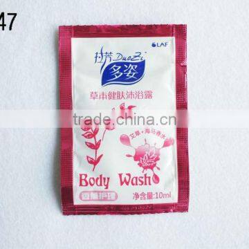 shampoo/bath gel 10ml/sachet/MX047