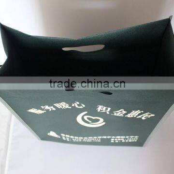 Wholesale Customized Promotion Non Woven Bag With Punch Handle