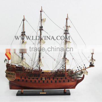 SAN FELIPE WOODEN MODEL SHIP