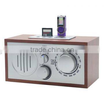 Donguan High Quality Wooden radio with USB