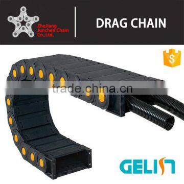 Reinforced industrial plastic wire carrier cnc cable drag chain manufacturer