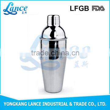 2016 new product Bar Tool 750ml Stainless Steel Cocktail Shaker