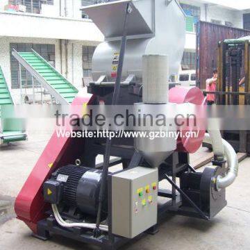 Plastic PP PE braided bag crusher equipment supplier, plastic film crushing recycling machines