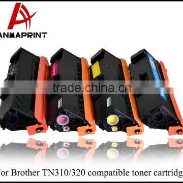 Colored Toner TN310 TN320 compatible toner cartridges for Brother HL4150DN/HL4570DN/MFC9460CDN/9560CDW/9970CDW