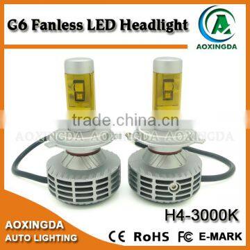 6th G LED headlight 7th G LED headlight fanless 3000k 6500k 8000k 10000k led h4 headlights