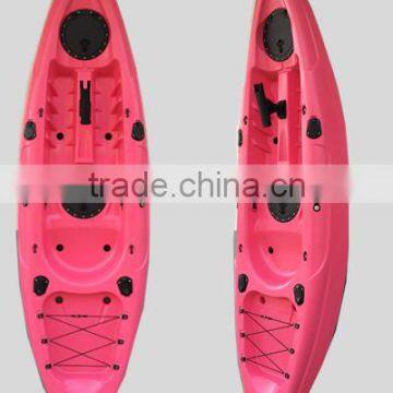 Professional Sit On Top Kayak 2015 design plastic Fishing Boat /1 person kayak sale