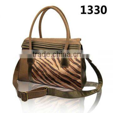 1330 Newest popular zebra custom reasonable price bags handbag women ladies 2016