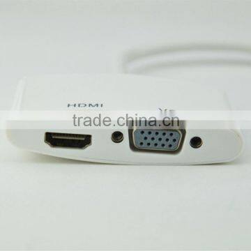 Client Custom Gold Plated dp to Hdmi Vga Converter for Camera photo-3