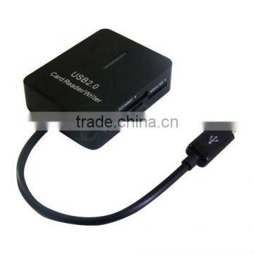 Micro USB OTG SD MMC TF Card Reader HUB For Samsung Galaxy Note I9220 N7000 I717