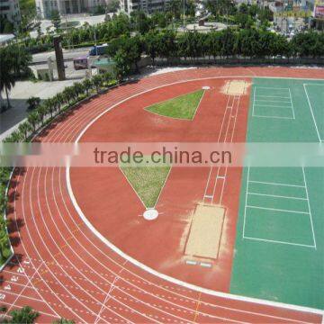 permeable running tracks in 6lanes