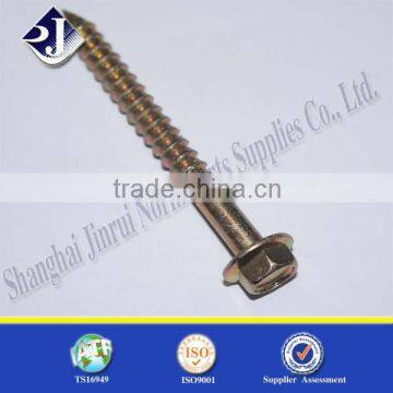 China Low Price Product Yellow Zinc Wood Screw