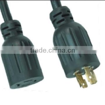 NEMA L14-30 Locking extension cord with UL CUL approval.