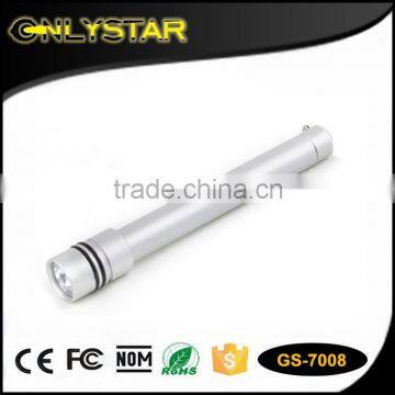 Onlystar GS-7008 Krypton bulb aluminum metal micro flashlight