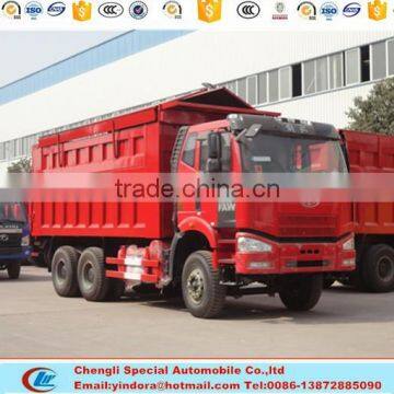 High quality low price faw land dump truck