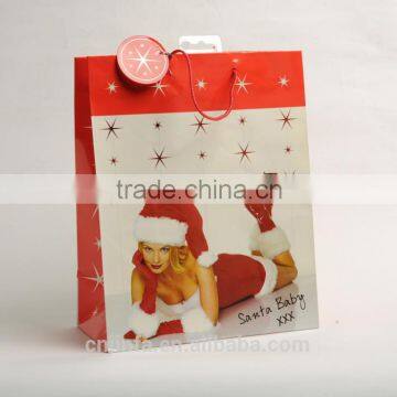 promotional christmas kraft paper bag