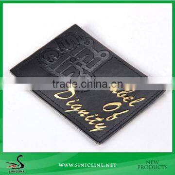 Sinicline Custom Made Debossed Leather Label for Jeans in Different Color photo-4