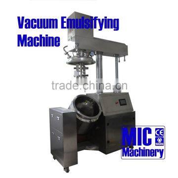 MIC-100L auto lifting steady vacuum mixer homogenizer 10l vacuum homogenizer mixer SUS 316L with CE certification