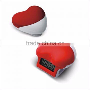 Good Gift Professional manufactor of Weird Shape Beat Pedometer for girls