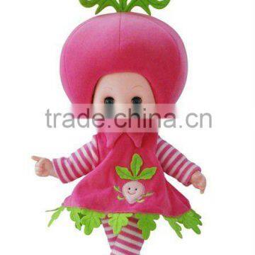 NEW 45CM MUSIC FRUIT DOLL