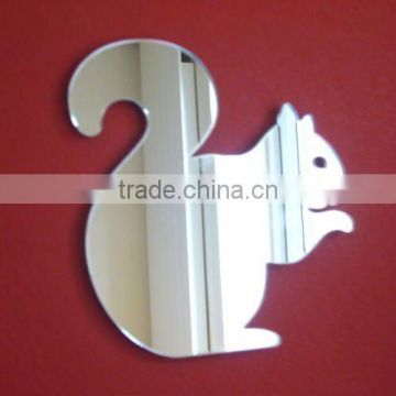 Animal shape acrylic mirror wall stickers