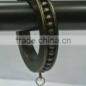 Beaded Curtain Eyelet Ring With Clip For 1-1/2", 1-3/4" and 2" Gold Curtain Rods photo-2