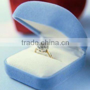 2012 blue elegant ring&earrings jewelry boxes wholesale, wholesale velvet jewelry boxes supplier