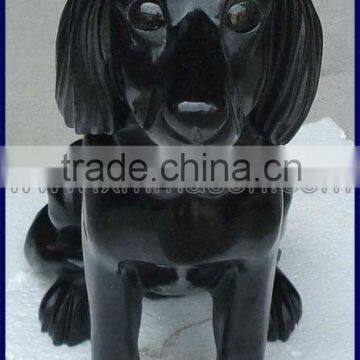 2013 black animal marble statues