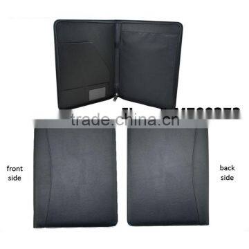 Real leather file folders