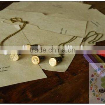 Envelop wooden handle embossing best wax gifts