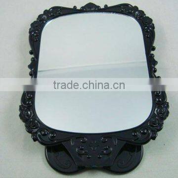 Foldable plastic makeup mirror/tale cosmetic mirror