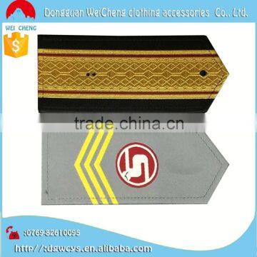 2015 New products Hot selling Golden Military Uniform Shoulder badges