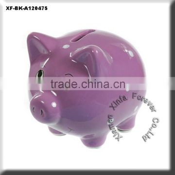 cute unpainted hobby bisques piggy money box