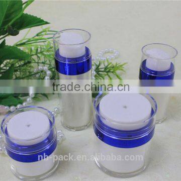Round Airless Jars and Rotary Airless Bottles in Acrylic Material