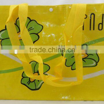 ECO-friendly pp Woven Laminated With Opp Film Shopping Bags photo-2