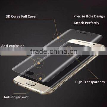 2016 HD Clear Soft PET Full Cover Screen Film Protector For Samsung Galaxy S7 Edge phone accessory