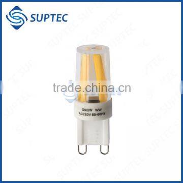 Finnish Hot Sale CE RoHS Dimmable Mini Filament LED Light G9 Lamp Bulb 2W 3W High Lumen 100LM/W