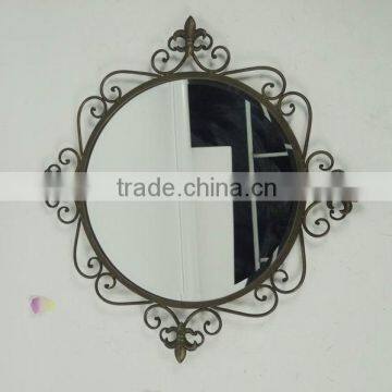 Home decor art&craft wrought iron mirror frames