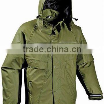 Adults PU Rain jacket for winter