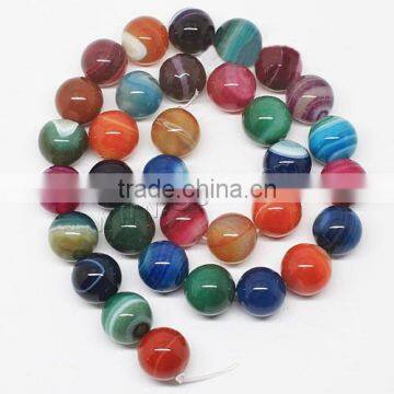 Jewelry Natural Lace Round Agate Beads